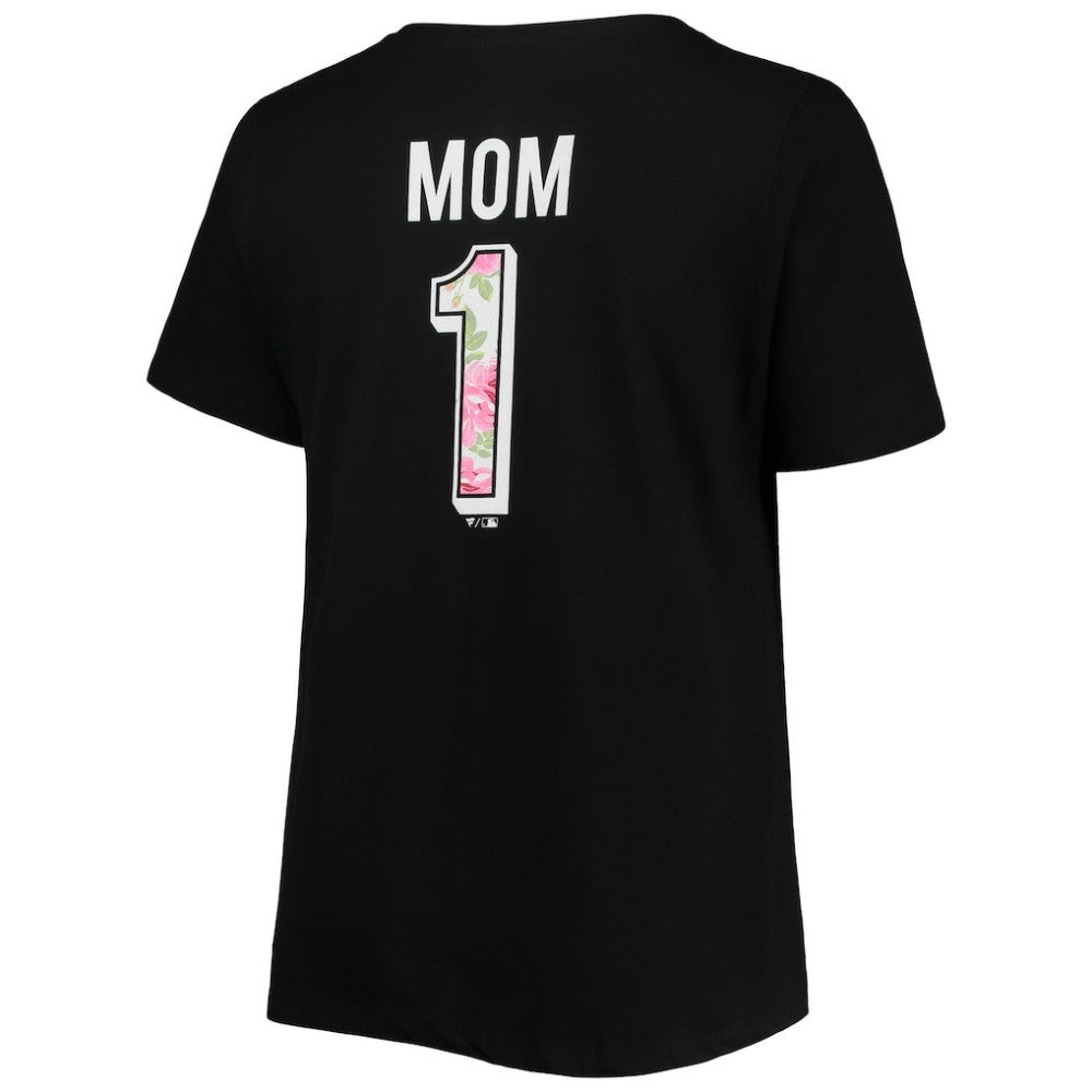 Chicago White Sox Women's Plus Size #1 Mom 2-Hit V-Neck T-Shirt - MLB