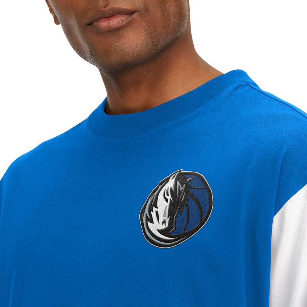 Dallas Mavericks Tommy Jeans Richie Color Block Long Sleeve T-Shirt Royal - NBA