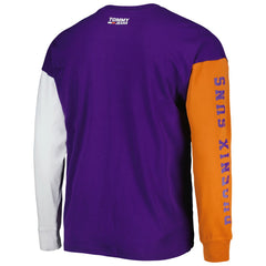 Phoenix Suns Tommy Jeans Richie Color Block Long Sleeve T-Shirt Purple - NBA