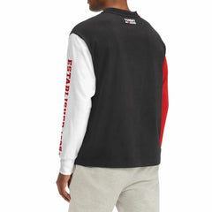 Toronto Raptors Tommy Jeans Richie Color Block Long Sleeve T-Shirt Black - NBA