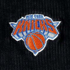 New York Knicks Touch Women's End Line Velour Pullover Hoodie Black - NBA