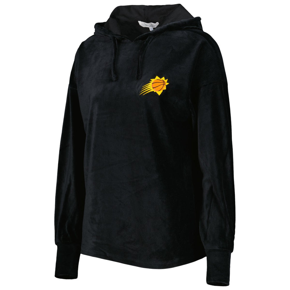 Phoenix Suns Touch Women's End Line Velour Pullover Hoodie Black - NBA