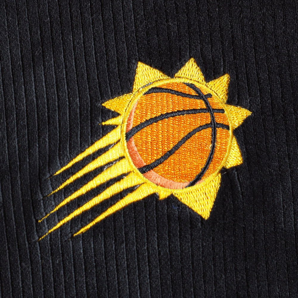 Phoenix Suns Touch Women's End Line Velour Pullover Hoodie Black - NBA