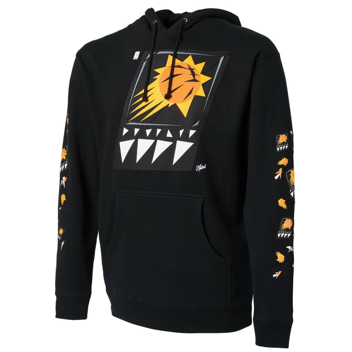 Phoenix Suns NBA x Naturel No Caller ID Pullover Hoodie Black - NBA
