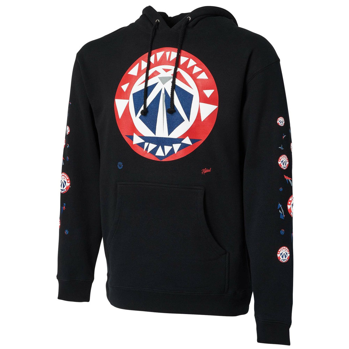 Washington Wizards NBA x Naturel No Caller ID Pullover Hoodie Black - NBA