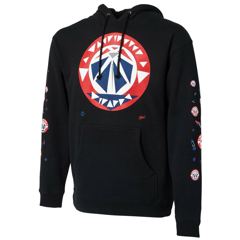 Washington Wizards NBA x Naturel No Caller ID Pullover Hoodie Black - NBA
