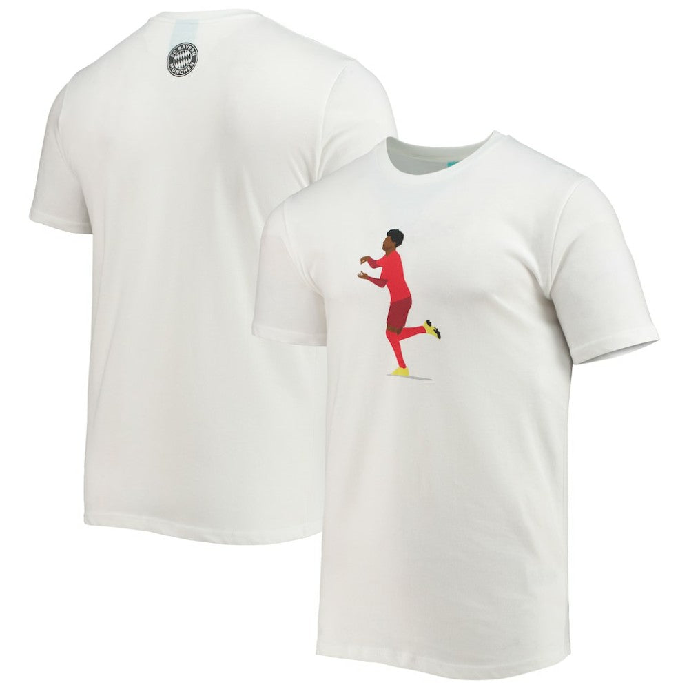 Serge Gnabry Bayern Munich Hands-of-God T-Shirt White - FIFA World CUP