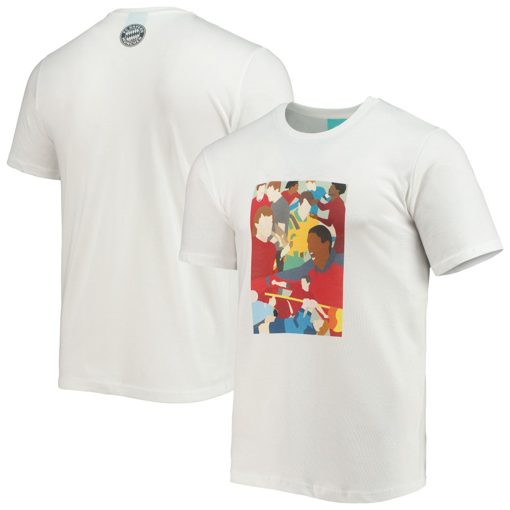 Bayern Munich Hands-of-God T-Shirt White - FIFA World CUP