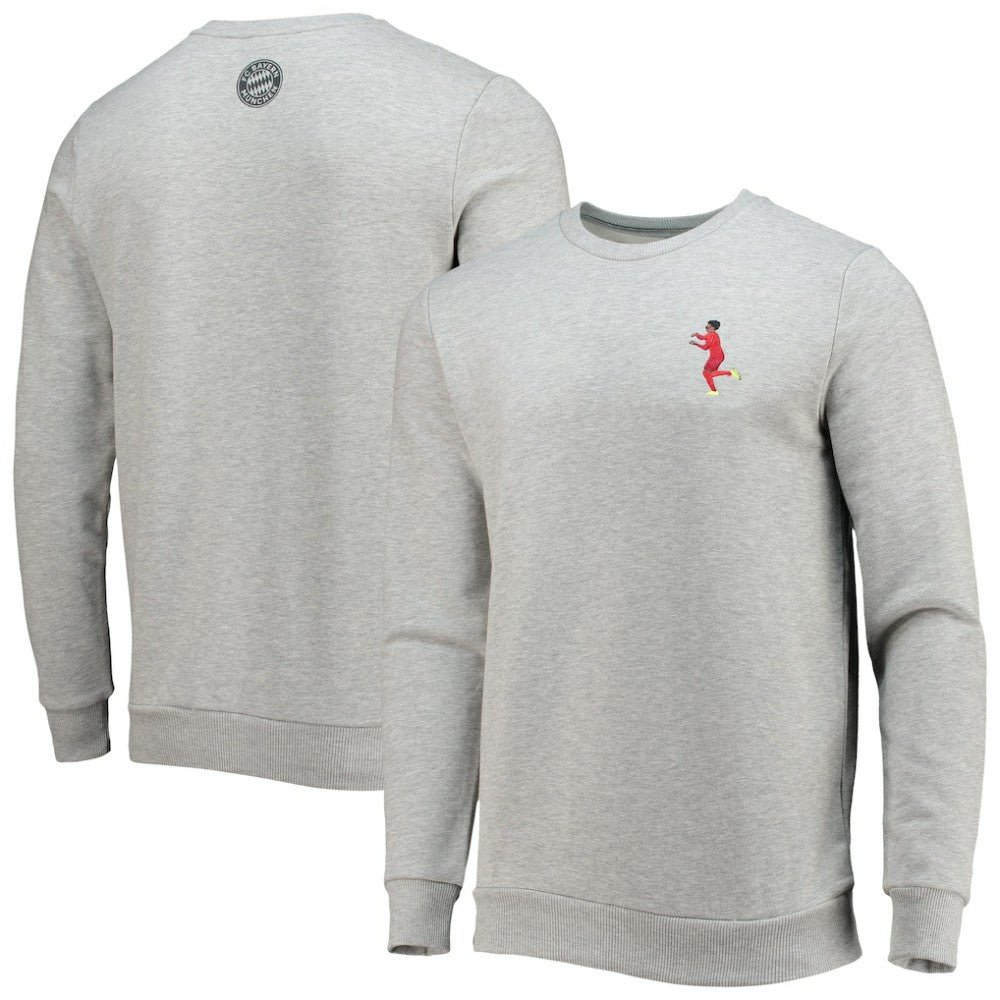 Serge Gnabry Bayern Munich Hands of God Sweatshirt Heathered Gray - FIFA World CUP