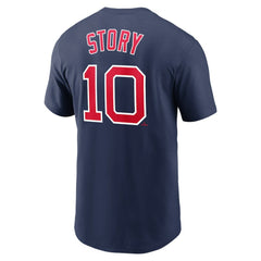 Trevor Story Boston Red Sox Nike Name & Number T-Shirt - MLB