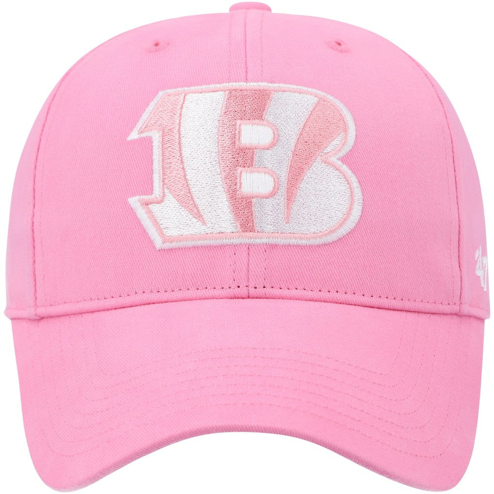 Cincinnati Bengals '47 Girls Youth Rose MVP Adjustable Hat Pink | 47 brand
