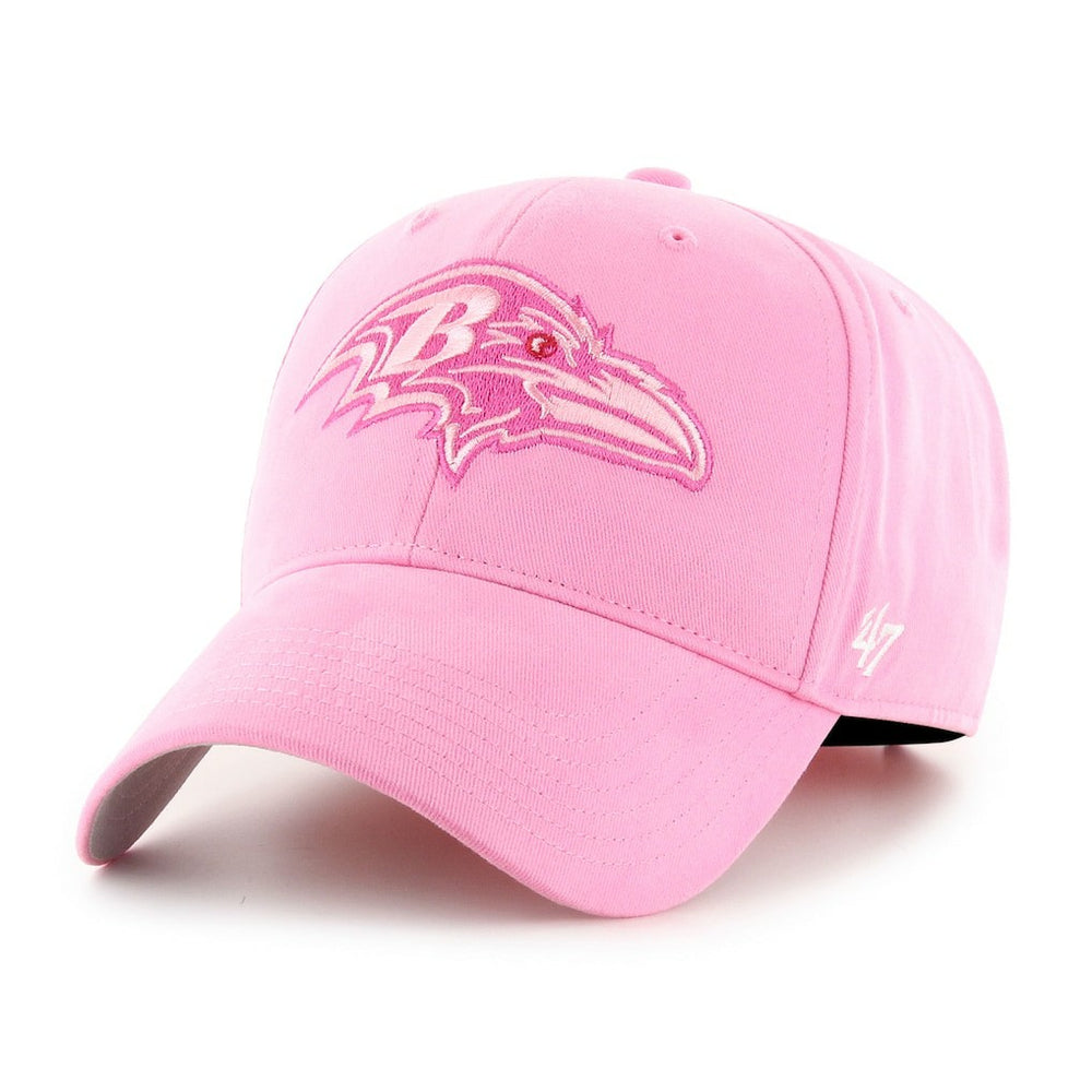 Baltimore Ravens '47 Girls Youth Rose MVP Adjustable Hat Pink | 47 brand
