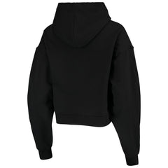 Phoenix Suns Lusso Women's Layla World Tour Cropped Pullover Hoodie Black - NBA