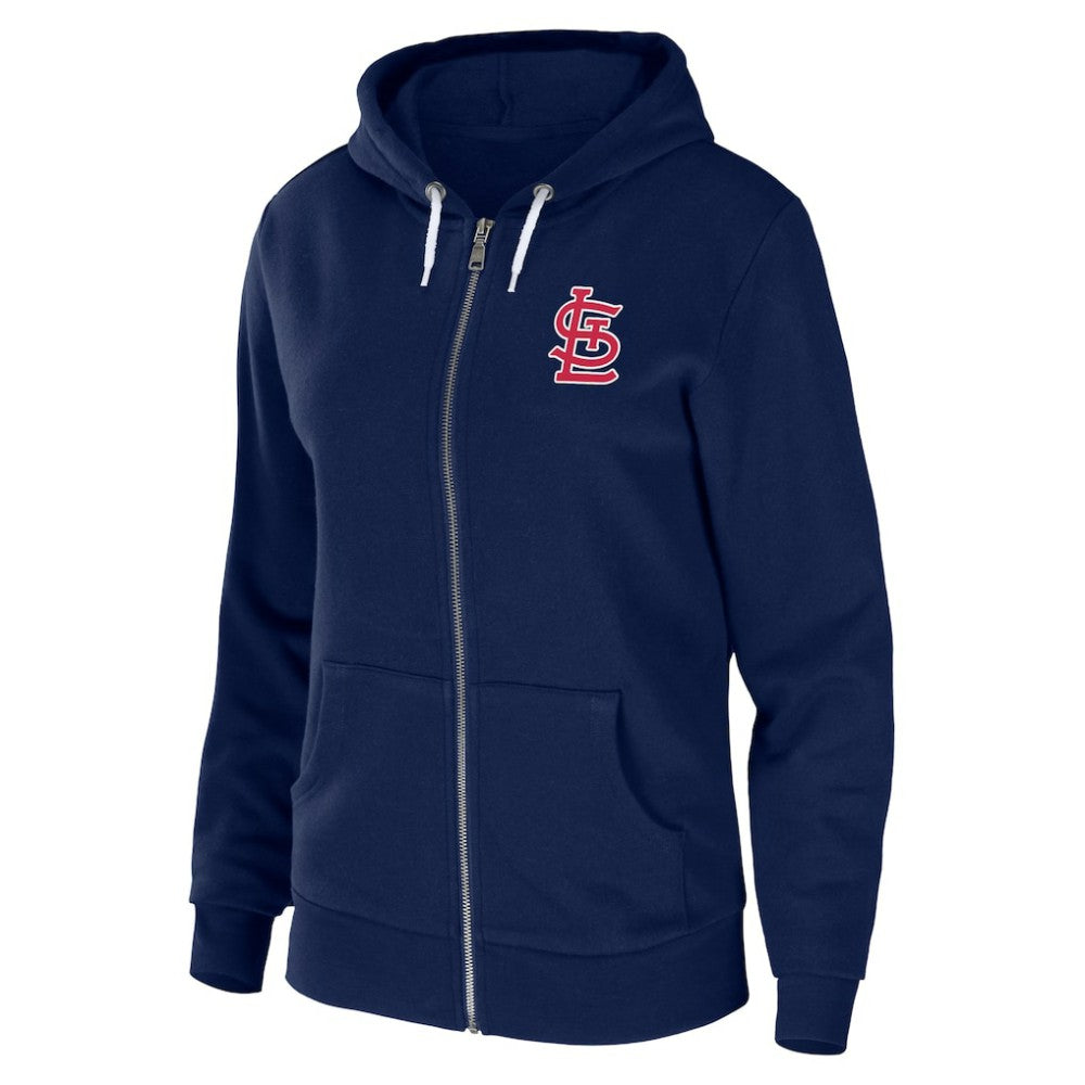 St. Louis Cardinals WEAR by Erin Andrews Women's Sponge Fleece Full-Zip Hoodie - MLB