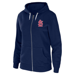 St. Louis Cardinals WEAR by Erin Andrews Women's Sponge Fleece Full-Zip Hoodie - MLB