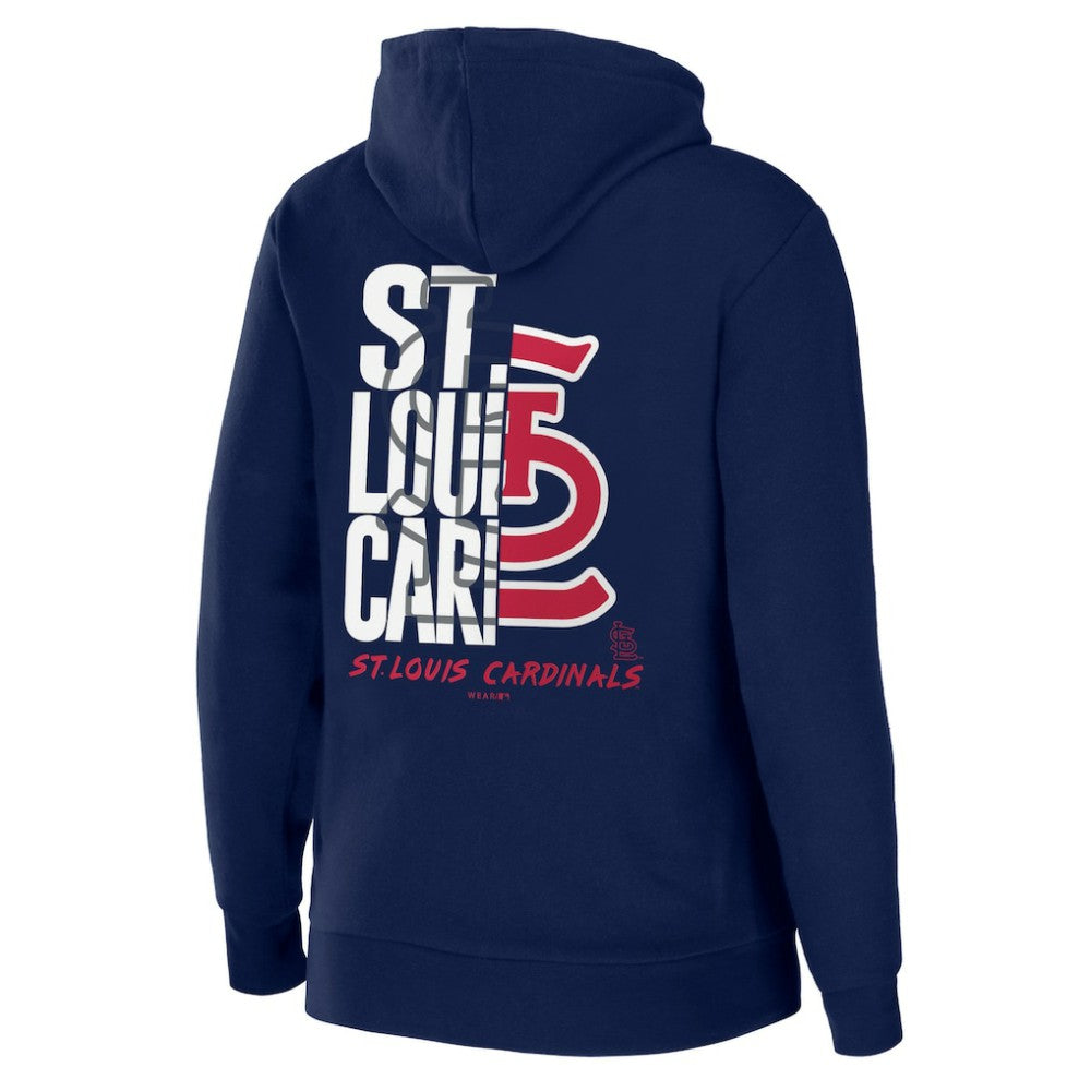 St. Louis Cardinals WEAR by Erin Andrews Women's Sponge Fleece Full-Zip Hoodie - MLB