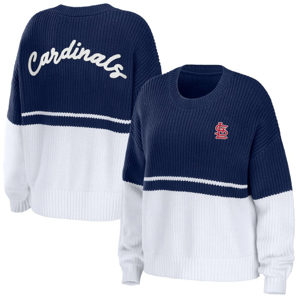 St. Louis Cardinals WEAR by Erin Andrews Women's Chunky Pullover Sweatshirt - MLB