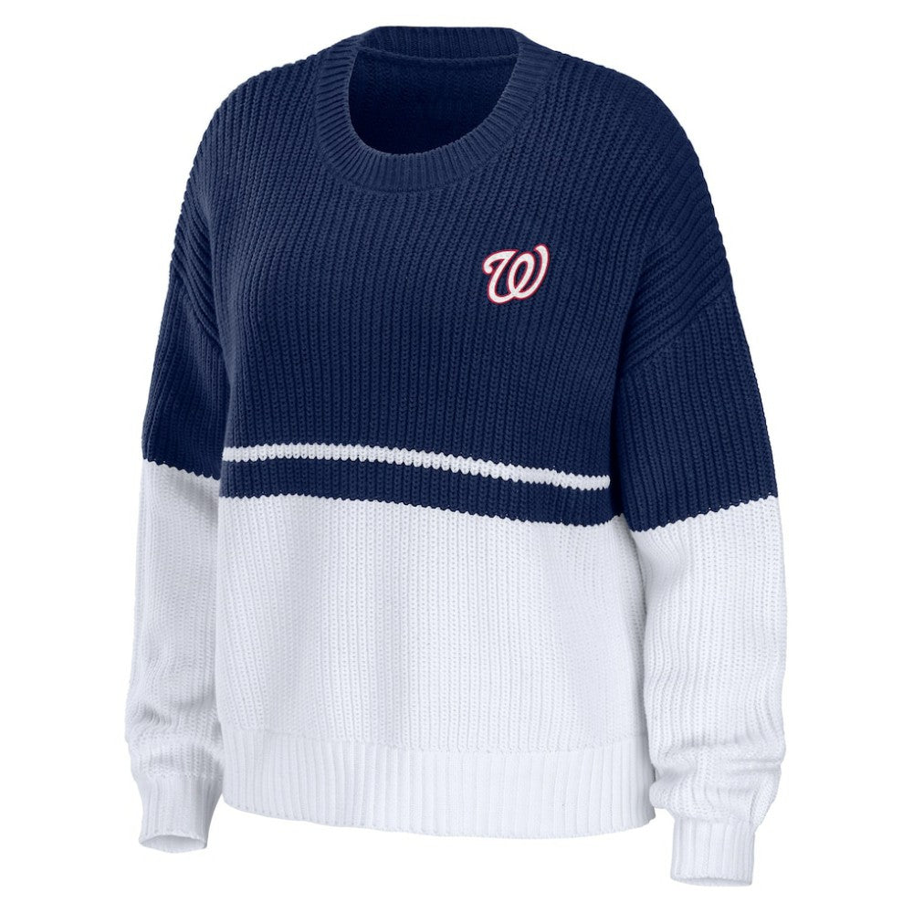 Washington Nationals WEAR by Erin Andrews Women's Chunky Pullover Sweatshirt - MLB