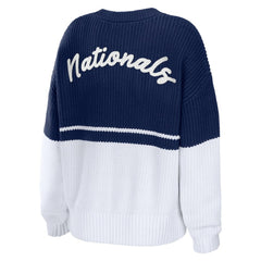 Washington Nationals WEAR by Erin Andrews Women's Chunky Pullover Sweatshirt - MLB