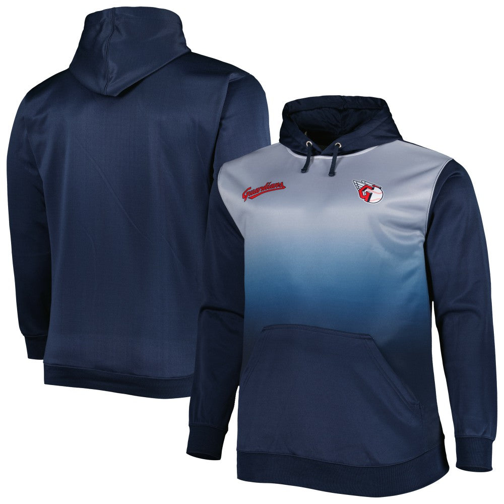 Cleveland Guardians Fade Sublimated Fleece Pullover Hoodie - MLB