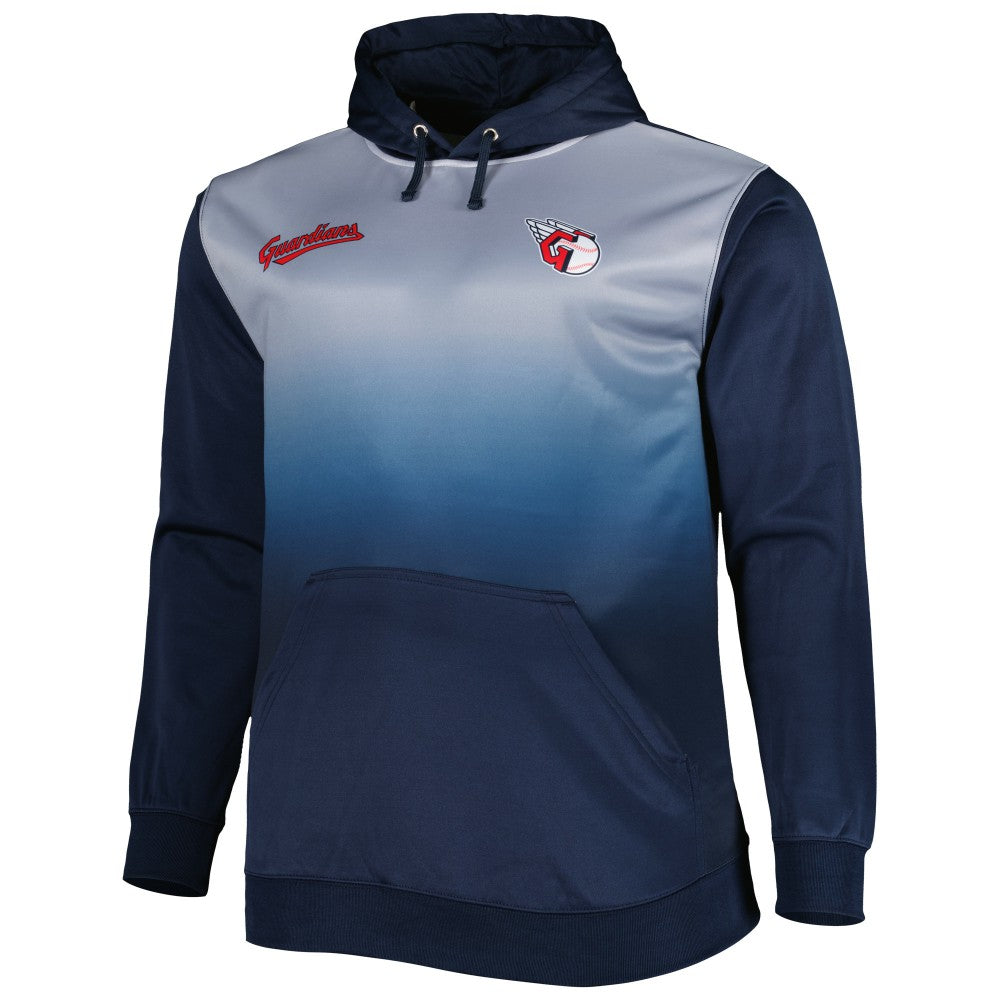 Cleveland Guardians Fade Sublimated Fleece Pullover Hoodie - MLB
