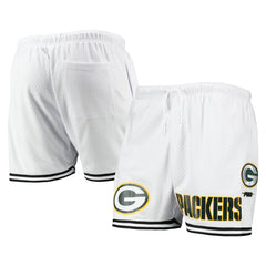 Green Bay Packers Pro Standard Mesh Shorts White/Black | NFL