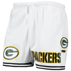 Green Bay Packers Pro Standard Mesh Shorts White/Black | NFL