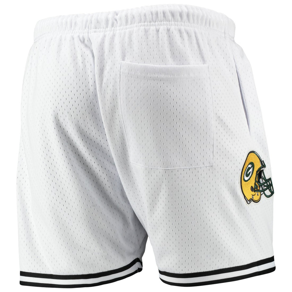 Green Bay Packers Pro Standard Mesh Shorts White/Black | NFL