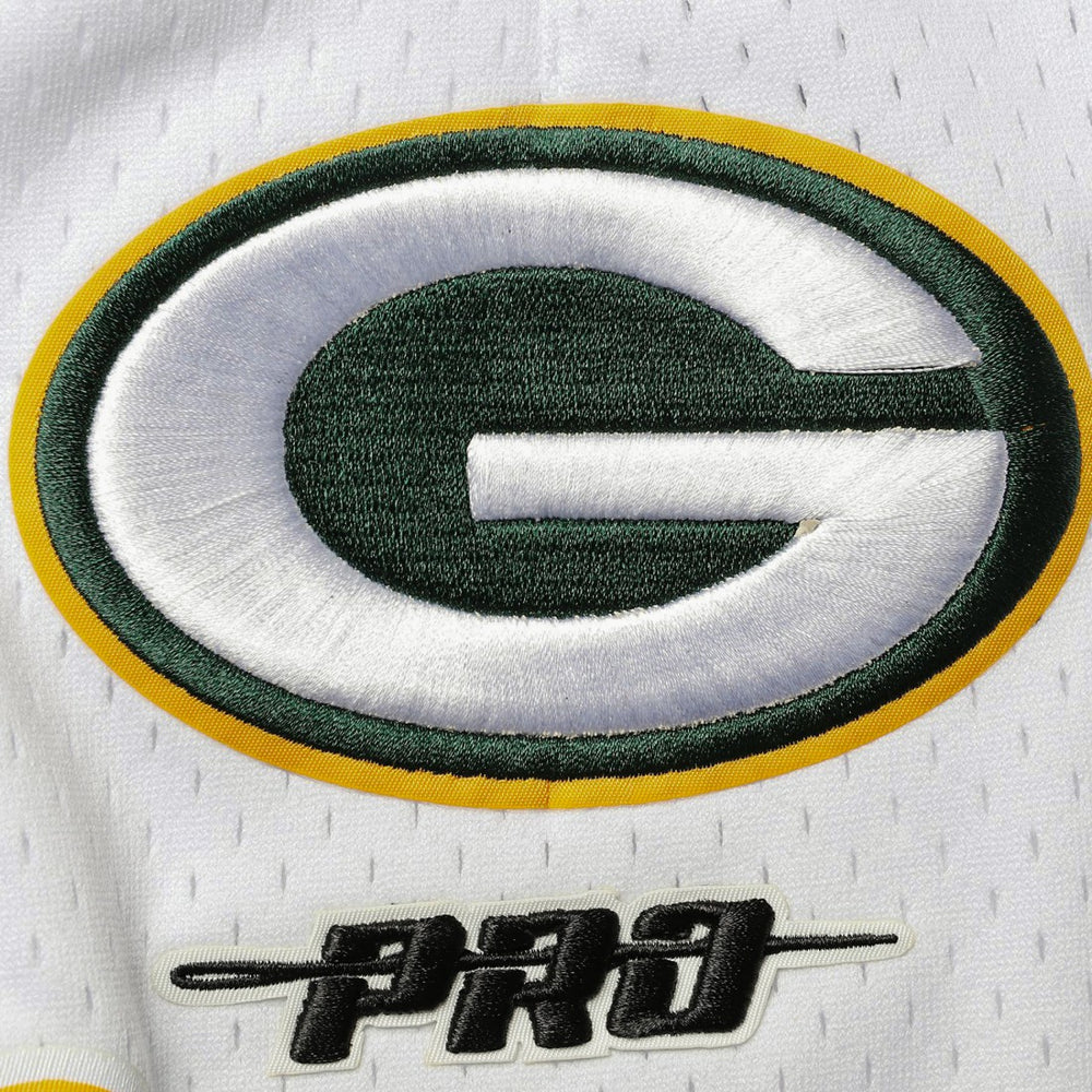 Green Bay Packers Pro Standard Mesh Shorts White/Black | NFL