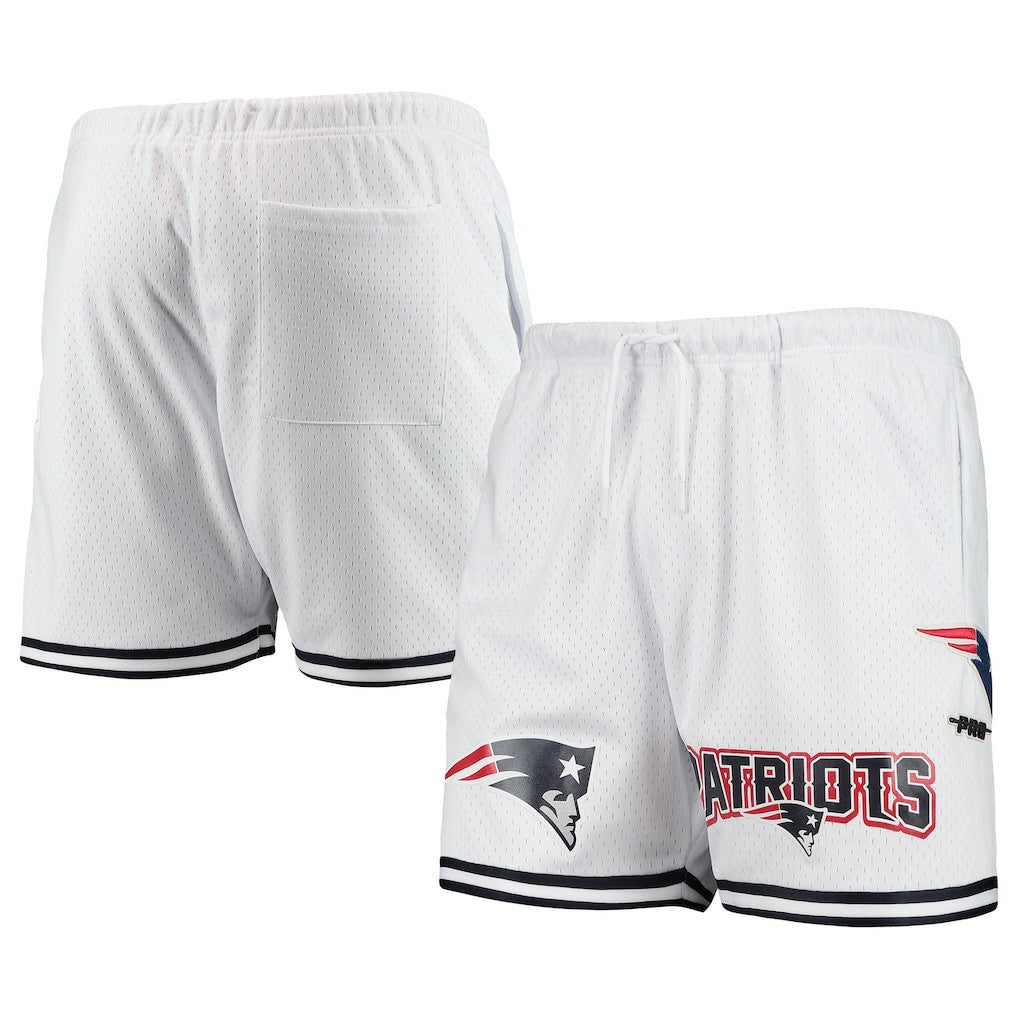 New England Patriots Pro Standard Mesh Shorts White | NFL