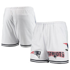 New England Patriots Pro Standard Mesh Shorts White | NFL