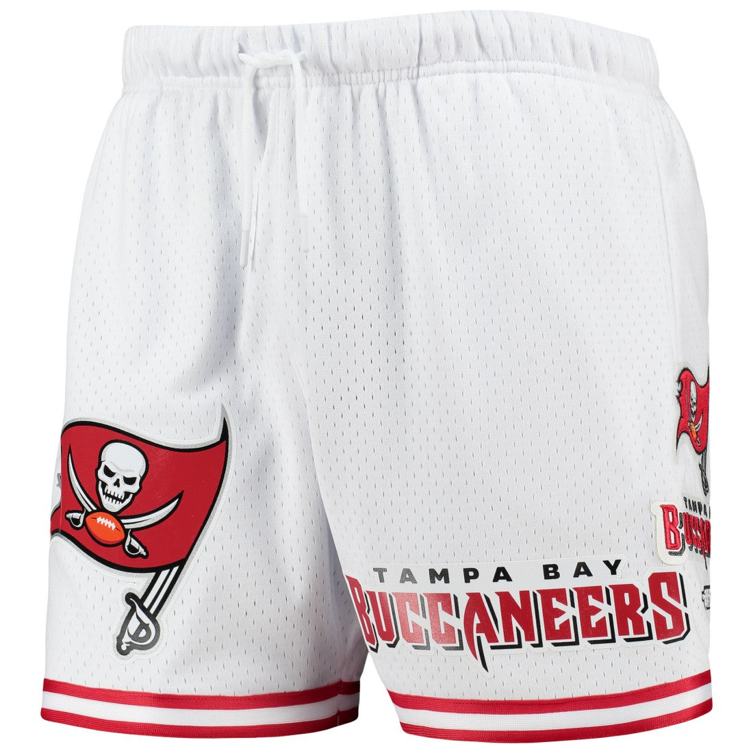 Tampa Bay Buccaneers Pro Standard Mesh Shorts White/Red | NFL