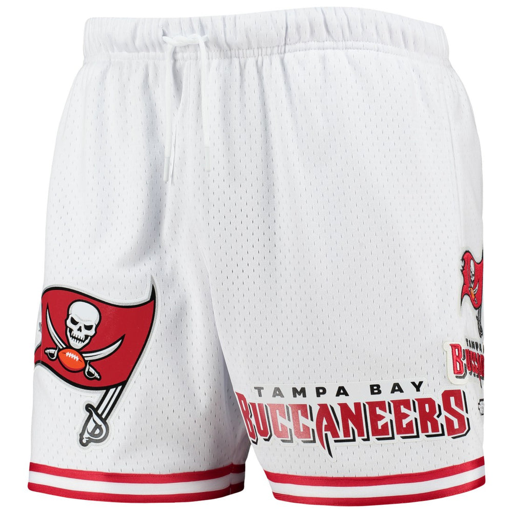 Tampa Bay Buccaneers Pro Standard Mesh Shorts White/Red | NFL