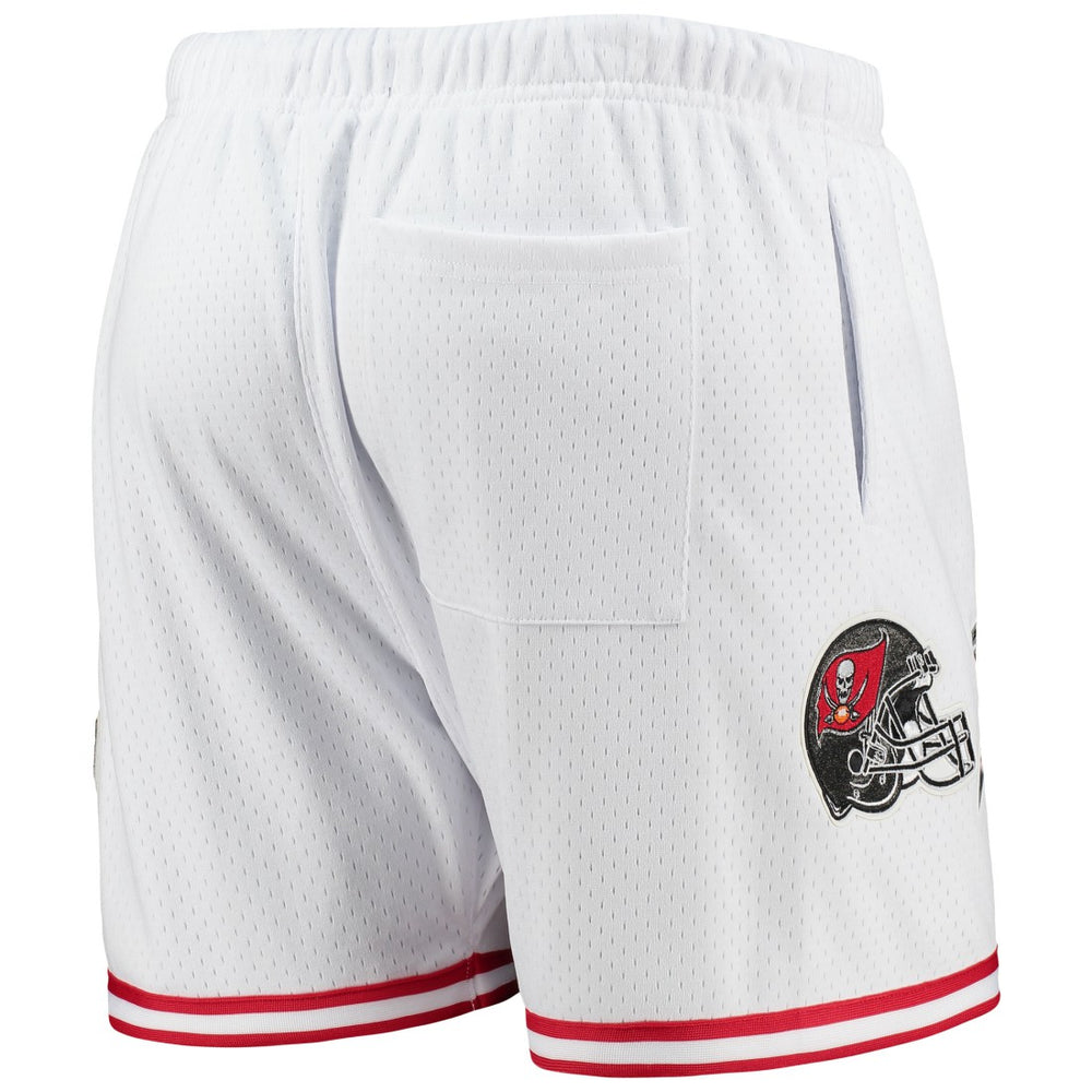 Tampa Bay Buccaneers Pro Standard Mesh Shorts White/Red | NFL