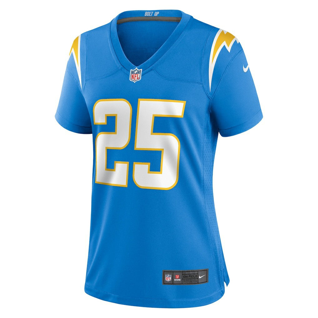 Joshua Kelley Los Angeles Chargers Women's Player Game Jersey Powder Blue | Nike for Sale