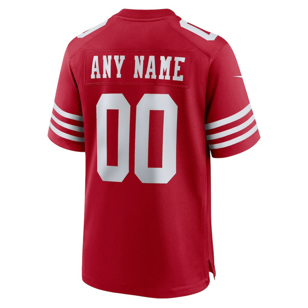 San Francisco 49ers Custom Jersey Scarlet | Nike for Sale