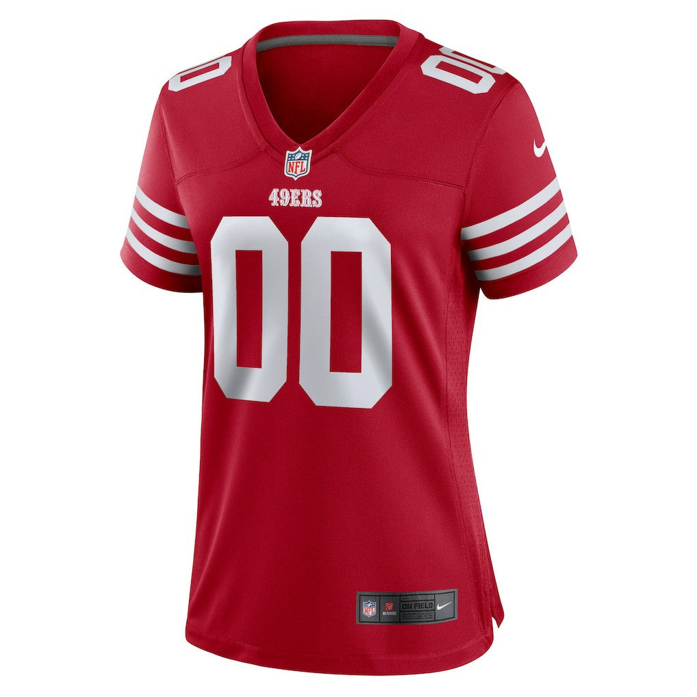 San Francisco 49ers Women's Game Custom Jersey Scarlet | Nike for Sale