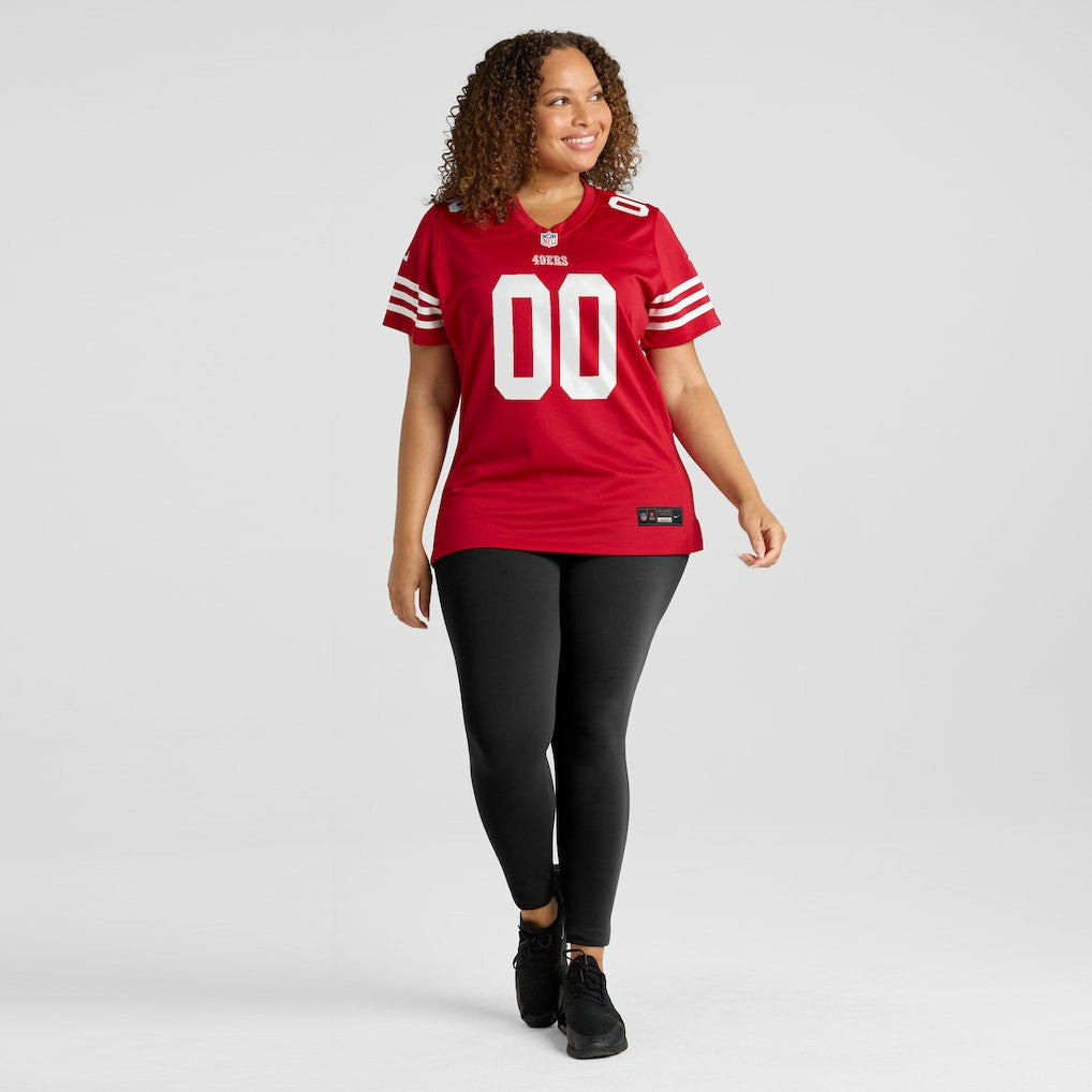 San Francisco 49ers Women's Game Custom Jersey Scarlet | Nike for Sale
