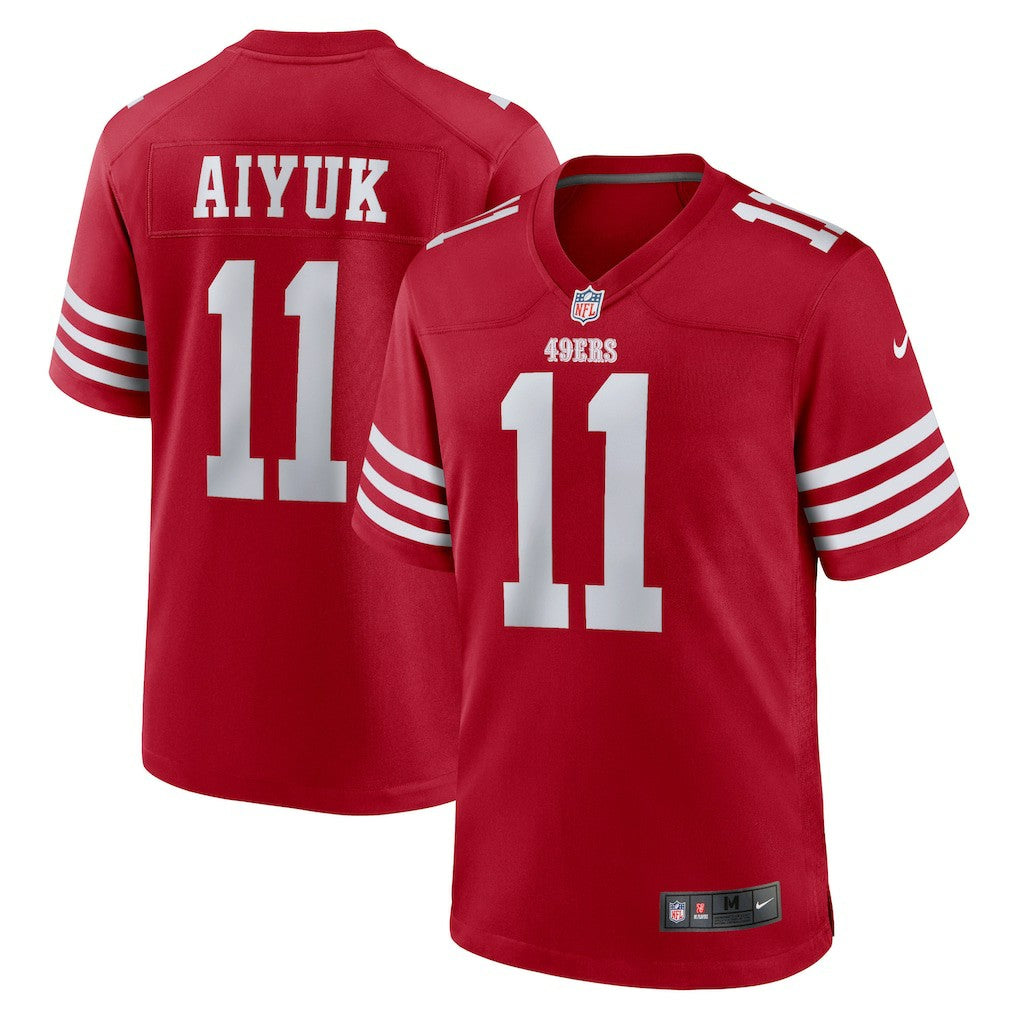 Brandon Aiyuk San Francisco 49ers Team Player Game Jersey Scarlet | Nike for Sale