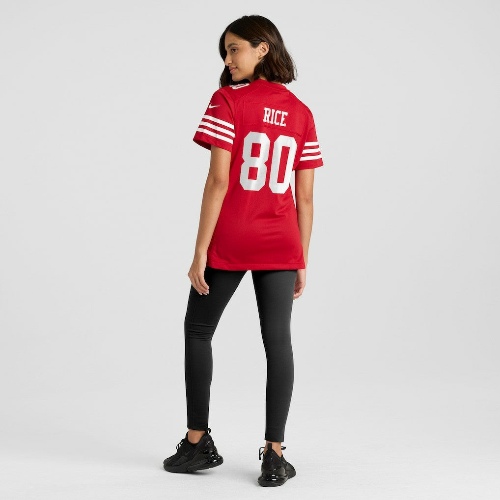 Jerry Rice San Francisco 49ers Women's Retired Player Game Jersey Scarlet | Nike for Sale