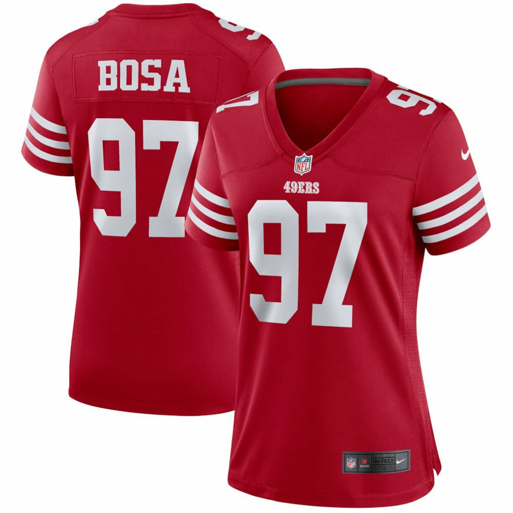 Nick Bosa San Francisco 49ers Women's Player Jersey Scarlet | Nike for Sale