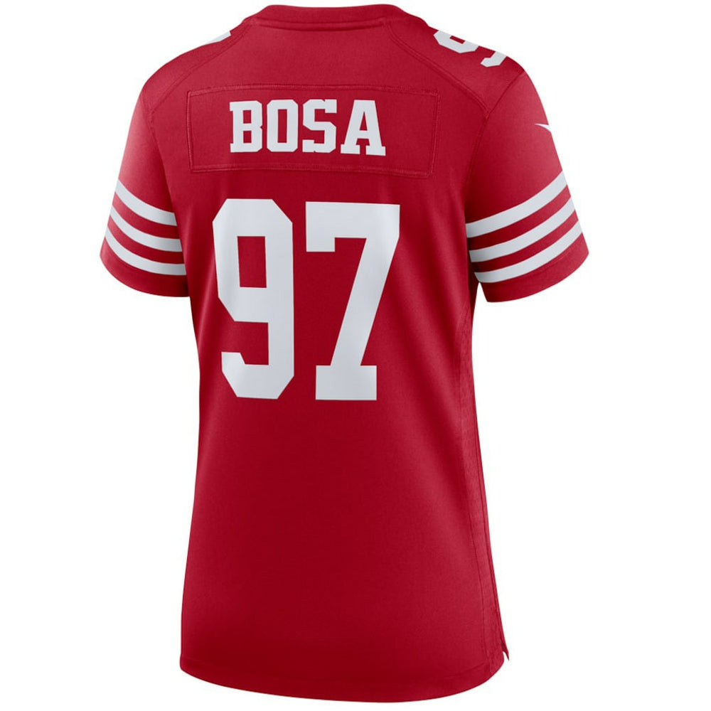 Nick Bosa San Francisco 49ers Women's Player Jersey Scarlet | Nike for Sale
