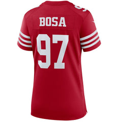 Nick Bosa San Francisco 49ers Women's Player Jersey Scarlet | Nike for Sale