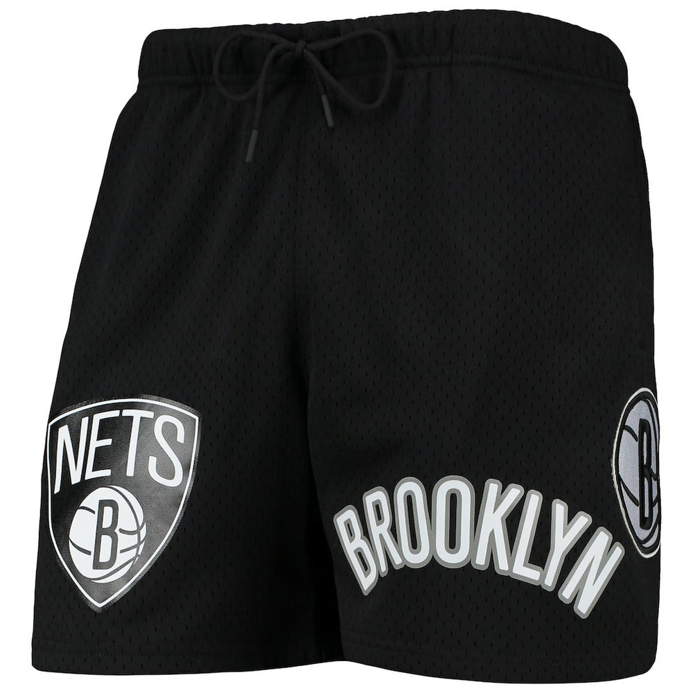 Brooklyn Nets Pro Standard Mesh Capsule Shorts Black - NBA