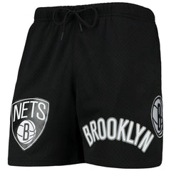 Brooklyn Nets Pro Standard Mesh Capsule Shorts Black - NBA