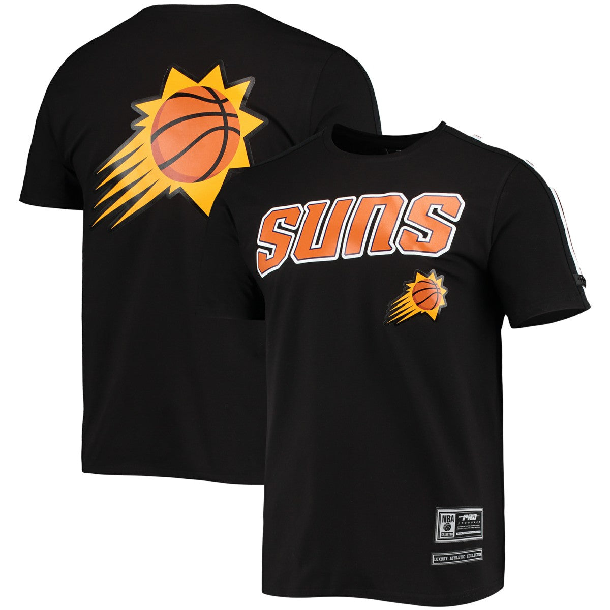 Phoenix Suns Pro Standard Men's Mesh Capsule Taping T-Shirt Black - NBA