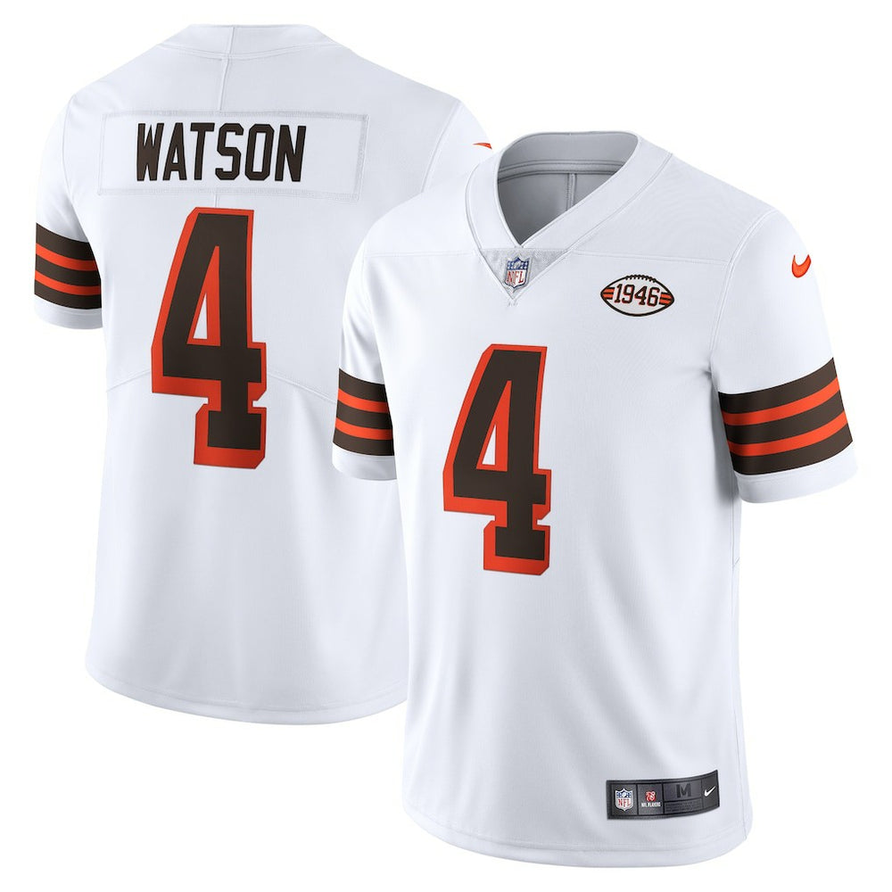 Deshaun Watson Cleveland Browns 2021 Alternate Vapor Limited Jersey White | Nike for Sale