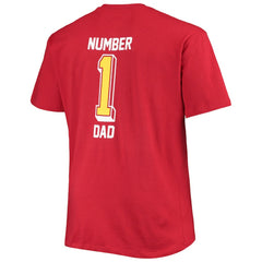 Arizona Cardinals Big & Tall #1 Dad 2-Hit T-Shirt Cardinal | Fanatics