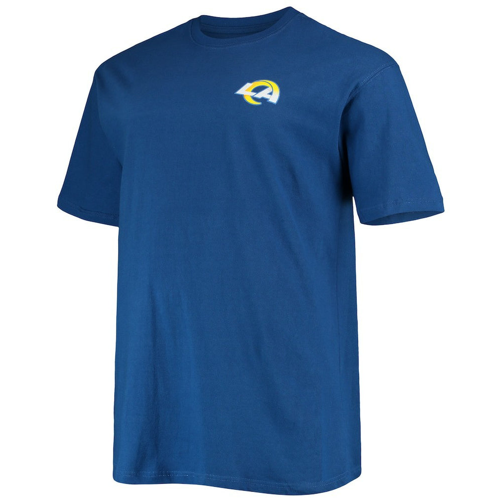 Los Angeles Rams Big & Tall #1 Dad 2-Hit T-Shirt Royal | Fanatics