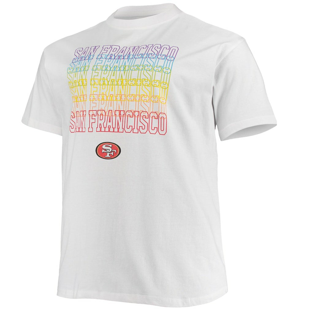 San Francisco 49ers Big & Tall City Pride T-Shirt White | Fanatics